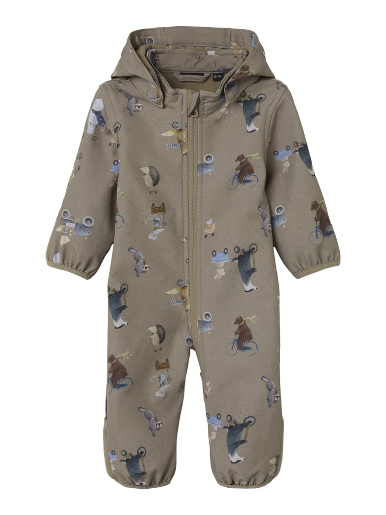 Softshell Overall Djur Vattentät Alfa08 Blå