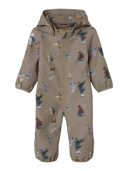 Softshell Overall Djur Vattentät Alfa08 Blå