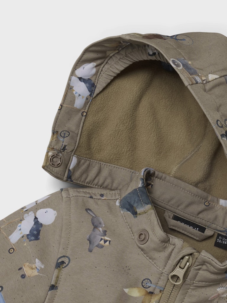 Softshell Overall Djur Vattentät Alfa08 Blå