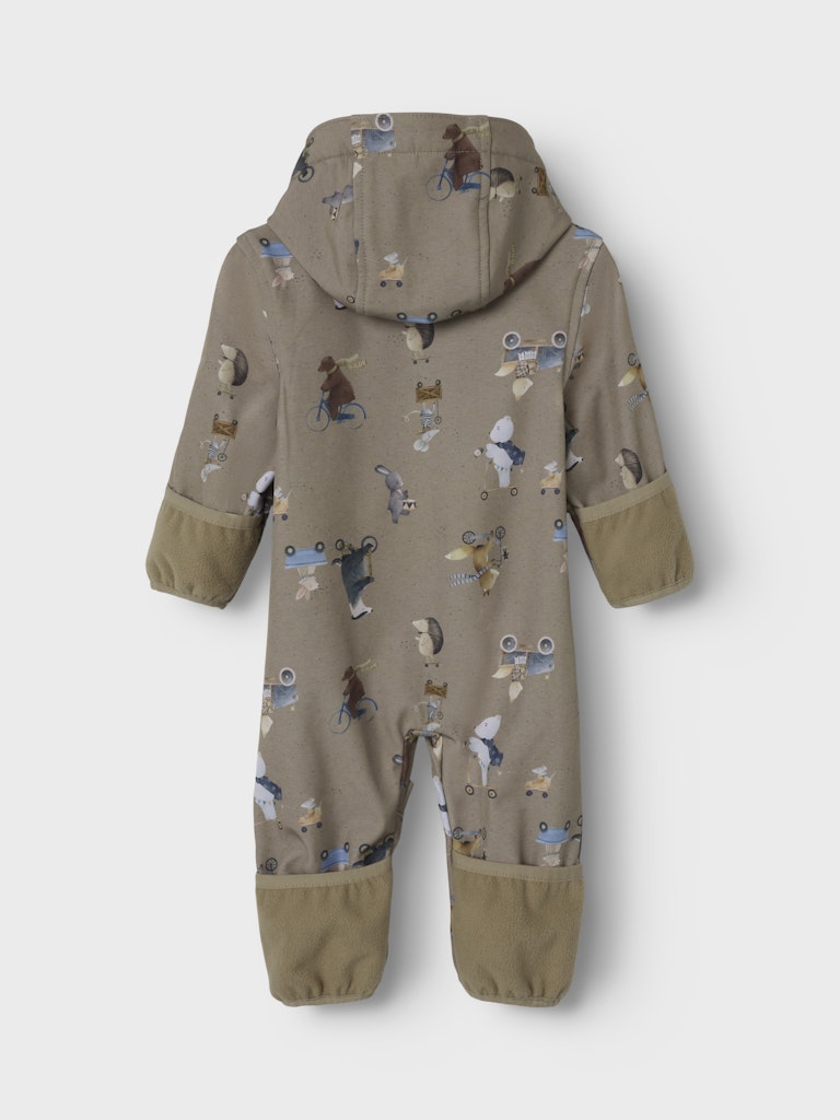 Softshell Overall Djur Vattentät Alfa08 Blå