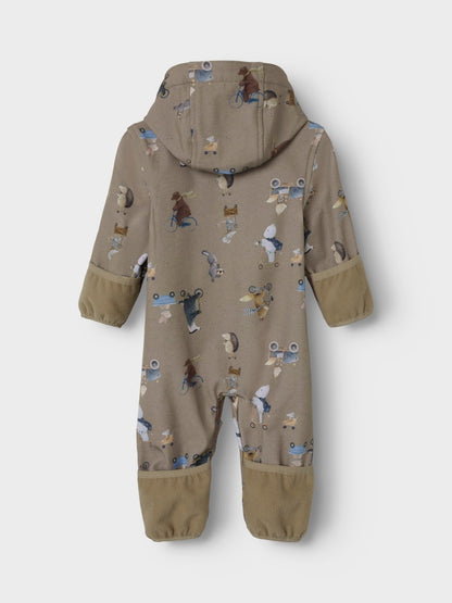 Softshell Overall Djur Vattentät Alfa08 Blå