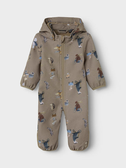 Softshell Overall Djur Vattentät Alfa08 Blå