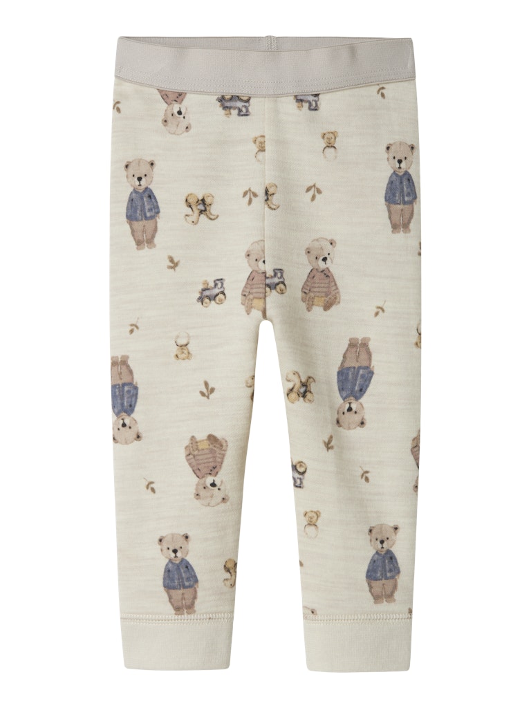 Leggings Merinoull/Bomull Wup Nallar Beige