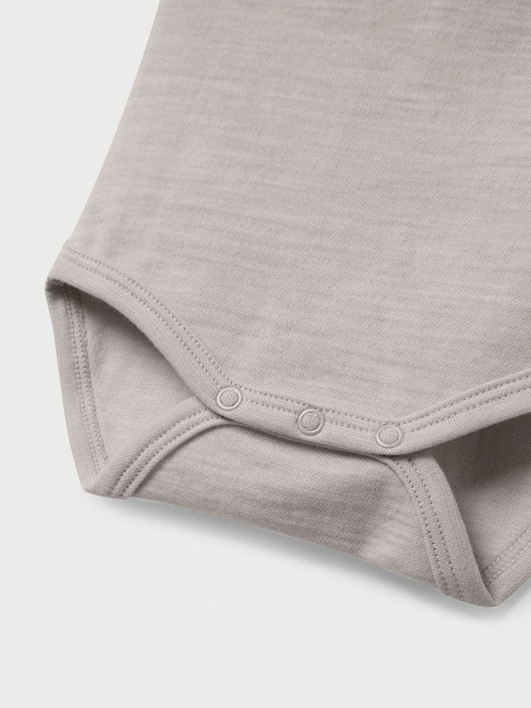 Body Merinoull/Bomull Wup Nalle Grå
