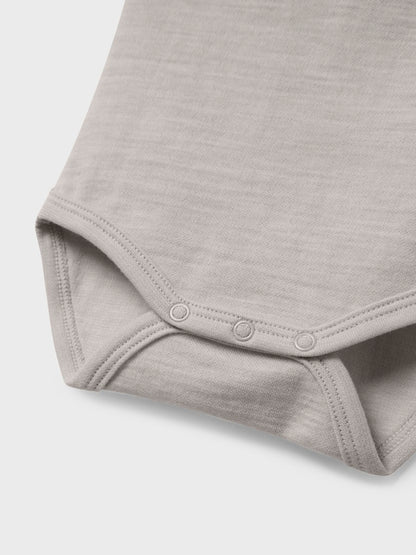 Body Merinoull/Bomull Wup Nalle Grå