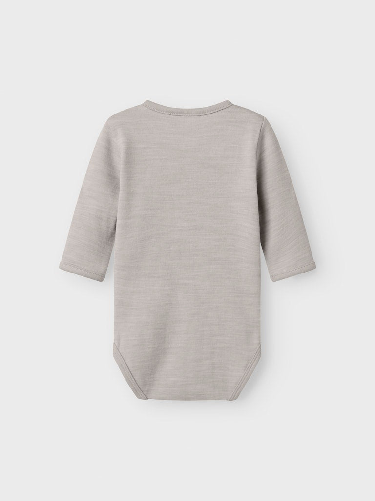 Body Merinoull/Bomull Wup Nalle Grå