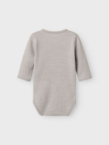 Body Merinoull/Bomull Wup Nalle Grå