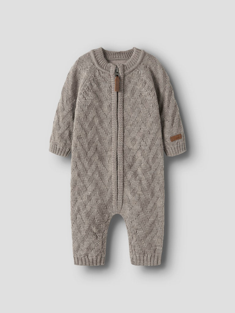 Overall Merinoull Stickad Wruni Grå Beige