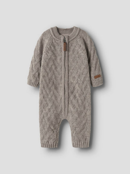 Overall Merinoull Stickad Wruni Grå Beige