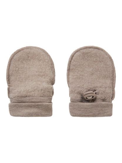 Vantar Merinoull Wmino Enfärgade Grå Beige