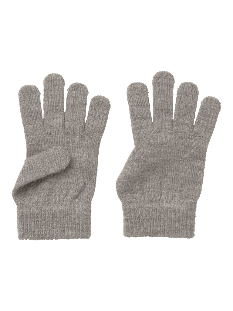 Fingervantar Merinoull Wholla M Grå Beige