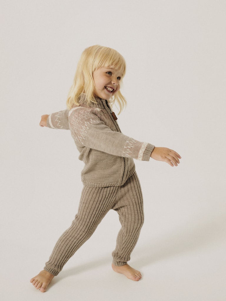 Byxa Merinoull Wriss Lager 2 Grå Beige