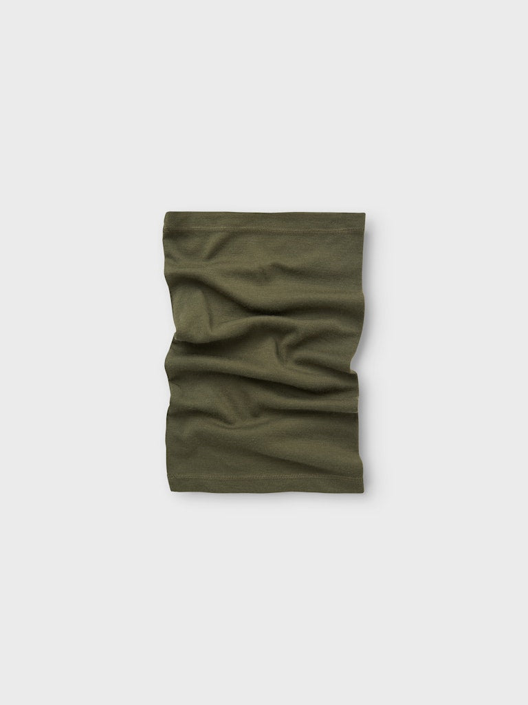 Tubhalsduk Merinoull Willto Enfärgad Grön