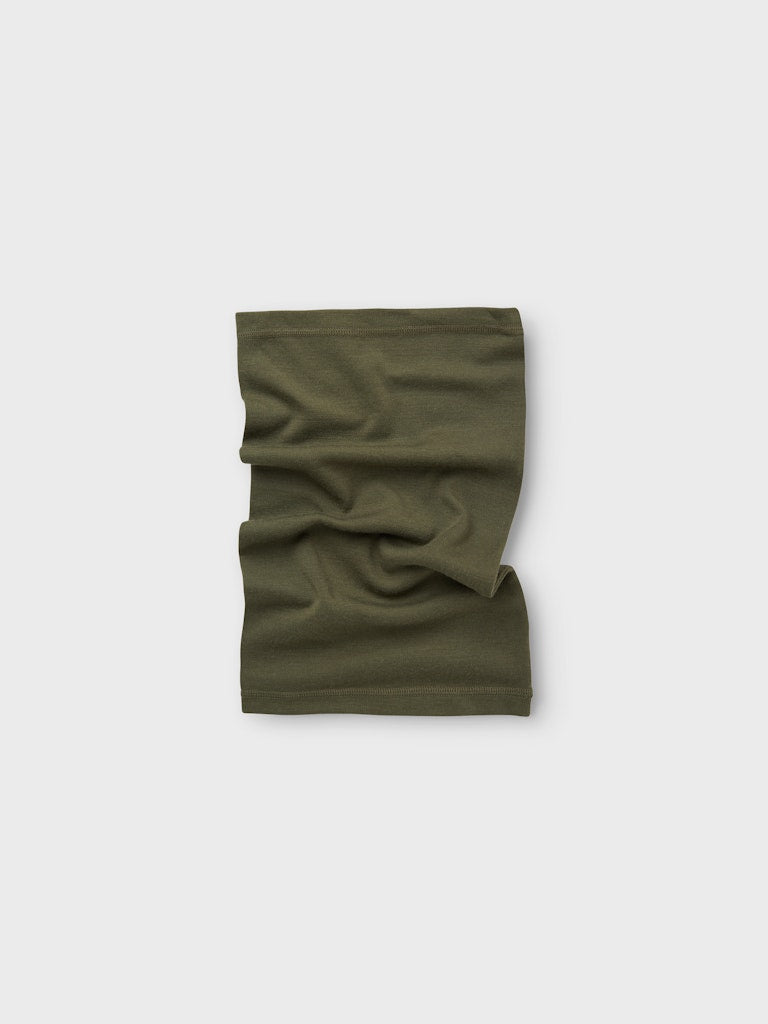 Tubhalsduk Merinoull Willto Enfärgad Grön