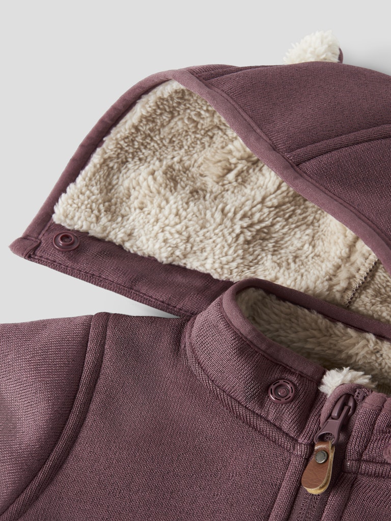 Softshell Overall Vattentät Mada Teddyfoder Enfärgad Rosa