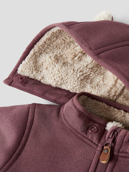 Softshell Overall Vattentät Mada Teddyfoder Enfärgad Rosa