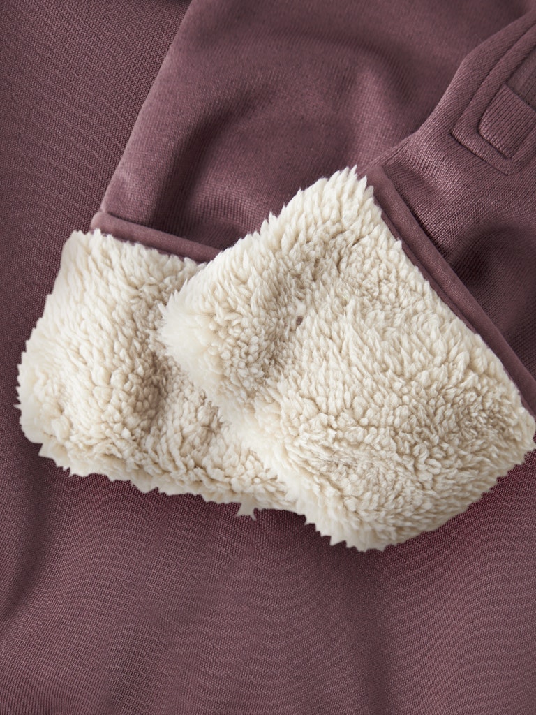 Softshell Overall Vattentät Mada Teddyfoder Enfärgad Rosa