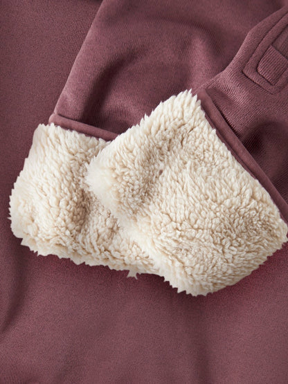 Softshell Overall Vattentät Mada Teddyfoder Enfärgad Rosa