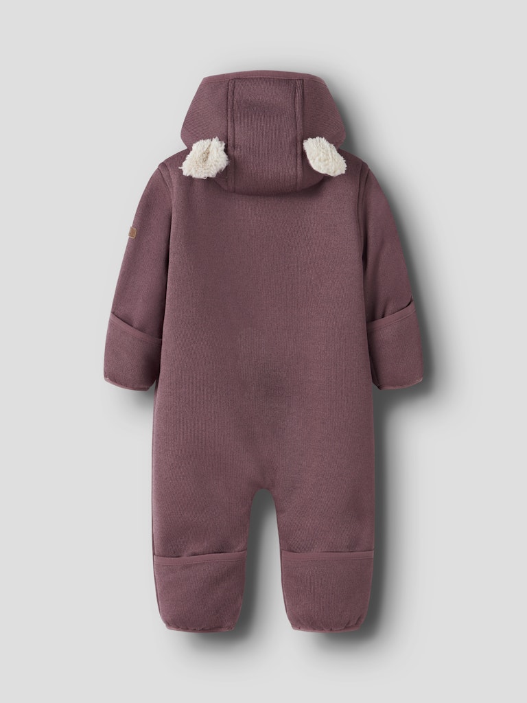 Softshell Overall Vattentät Mada Teddyfoder Enfärgad Rosa