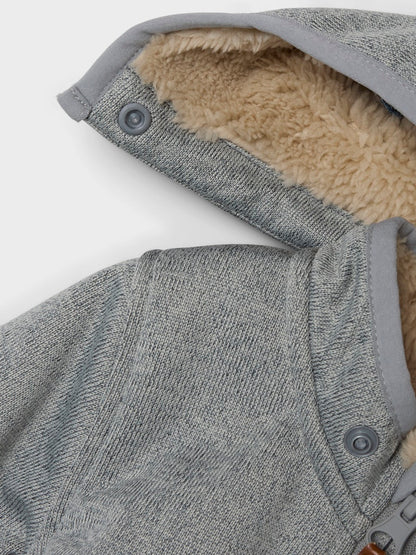 Softshell Overall Vattentät Mada Teddyfoder Enfärgad Grå