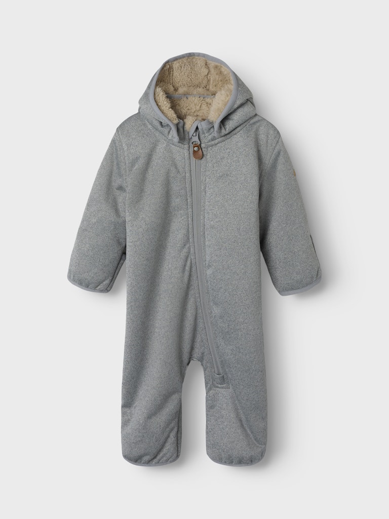 Softshell Overall Vattentät Mada Teddyfoder Enfärgad Grå