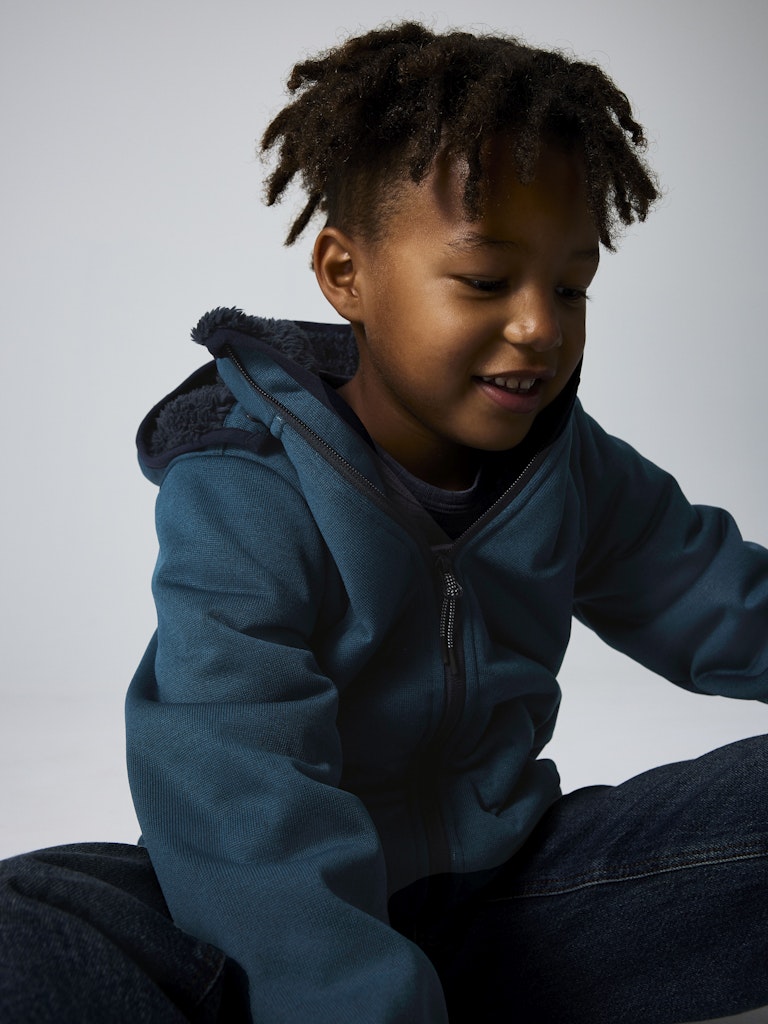 Softshell Jacka Vattentät Mada Teddyfoder  Blå