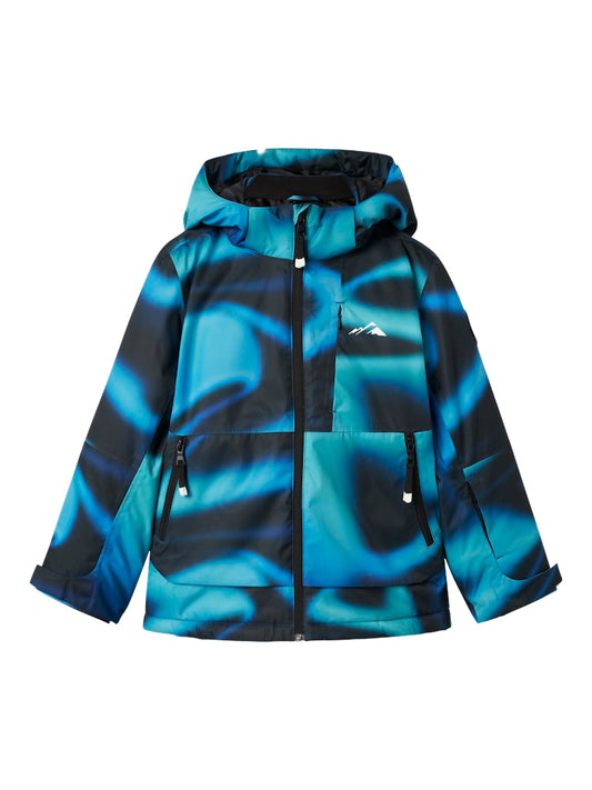 Vinterjacka Skidjacka SLOPE10 Flerfärgad Blå/Svart