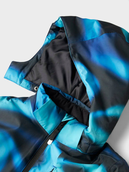 Vinterjacka Skidjacka SLOPE10 Flerfärgad Blå/Svart
