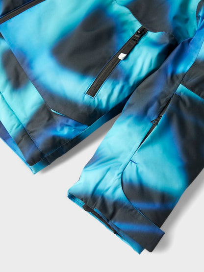 Vinterjacka Skidjacka SLOPE10 Flerfärgad Blå/Svart