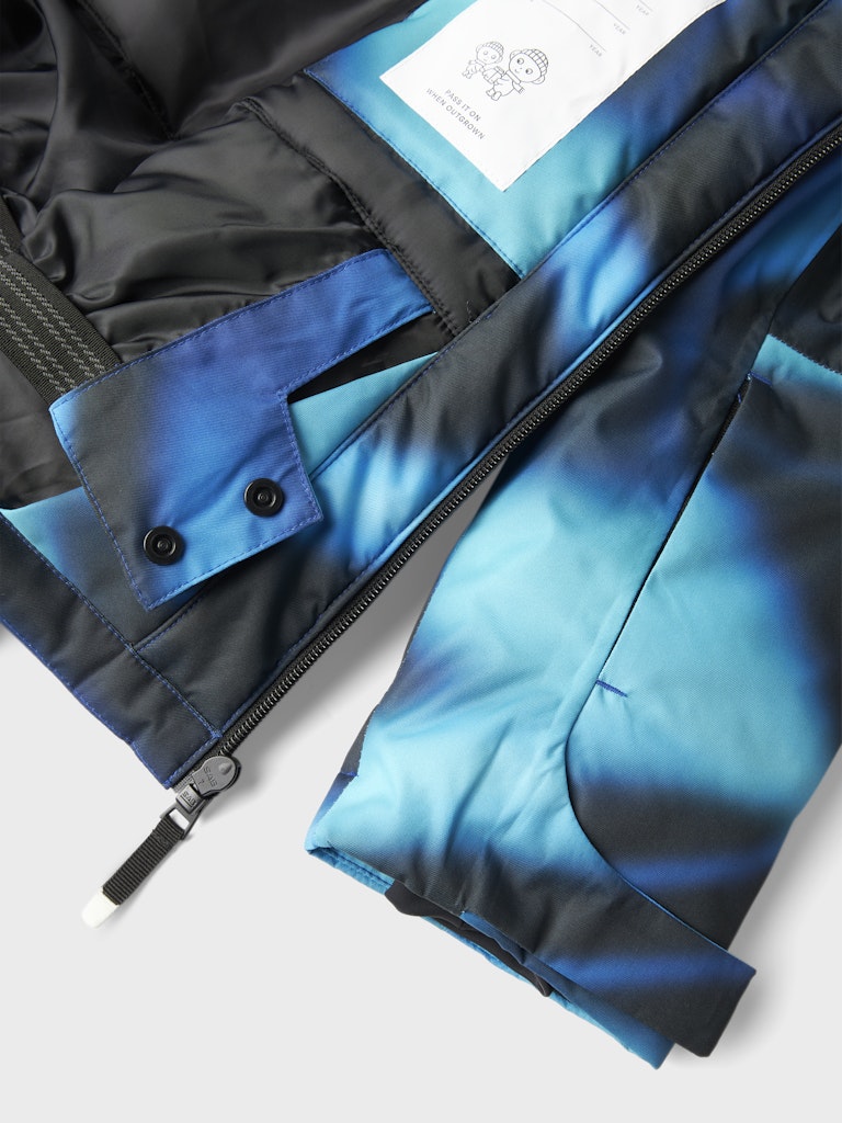 Vinterjacka Skidjacka SLOPE10 Flerfärgad Blå/Svart