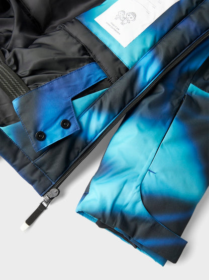 Vinterjacka Skidjacka SLOPE10 Flerfärgad Blå/Svart