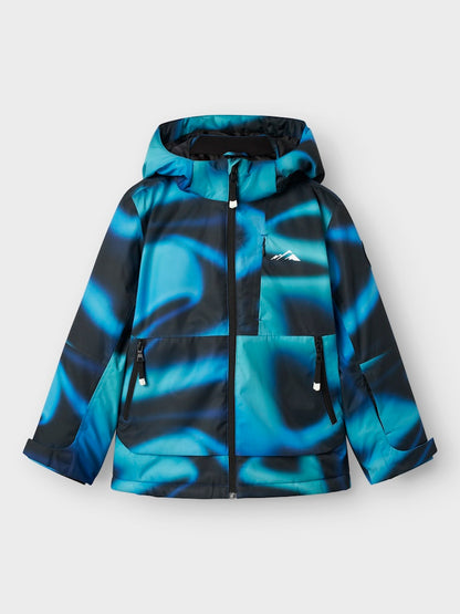 Vinterjacka Skidjacka SLOPE10 Flerfärgad Blå/Svart