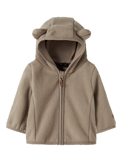 Jacka Fleece Meeko Enfärgad Beige