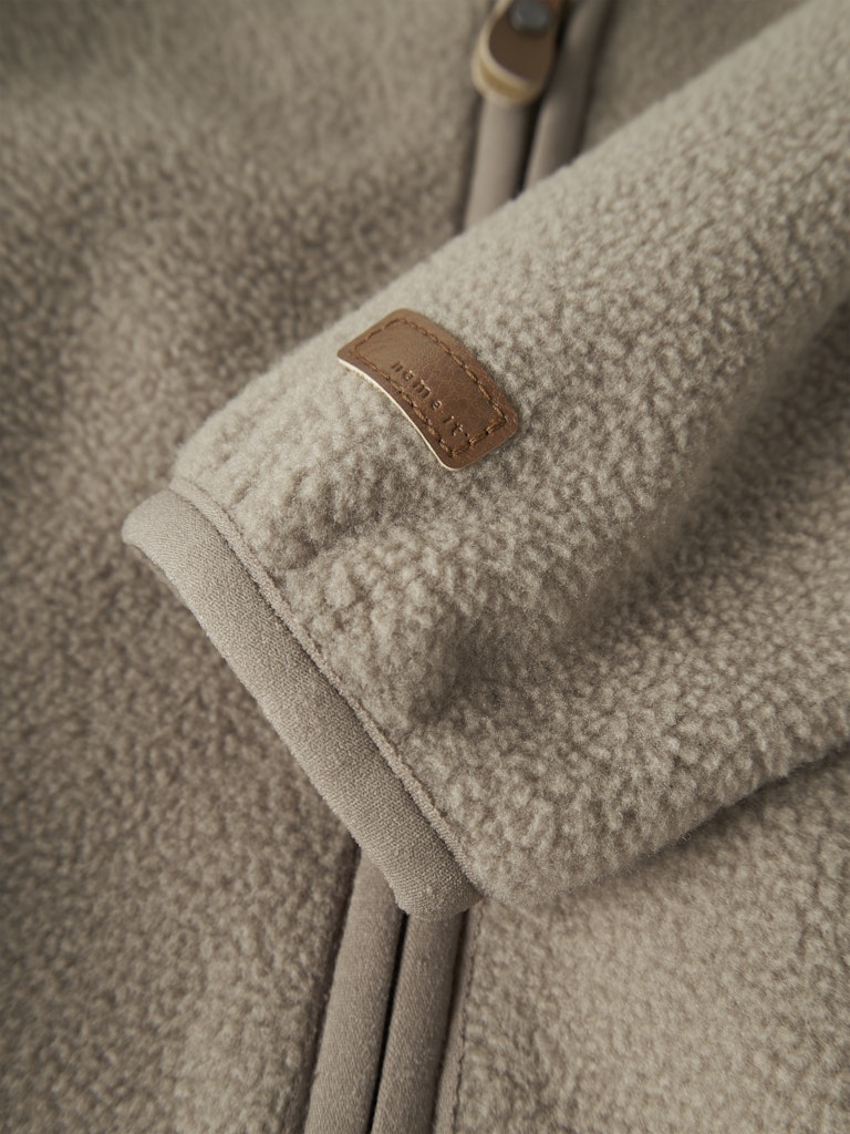 Jacka Fleece Meeko Enfärgad Beige