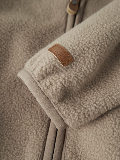 Jacka Fleece Meeko Enfärgad Beige