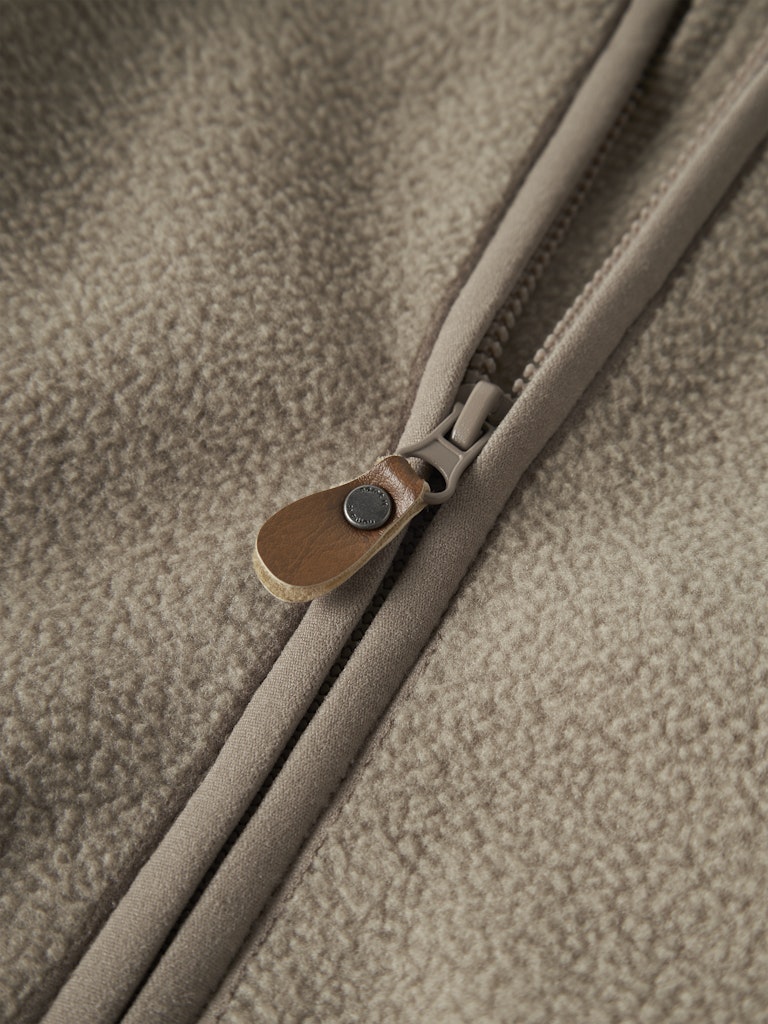 Jacka Fleece Meeko Enfärgad Beige