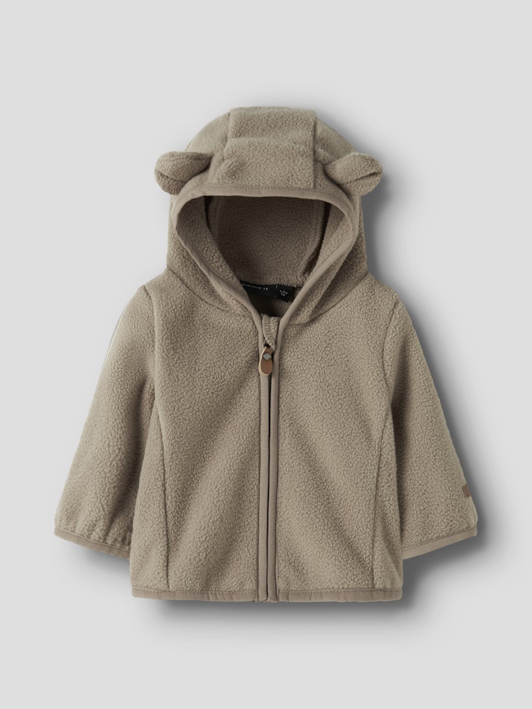Jacka Fleece Meeko Enfärgad Beige