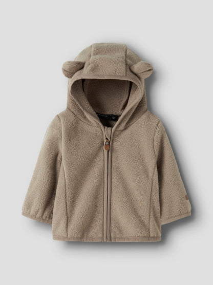 Jacka Fleece Meeko Enfärgad Beige