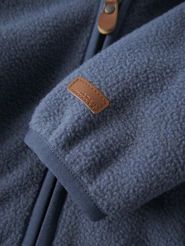 Jacka Fleece Meeko Enfärgad Blå