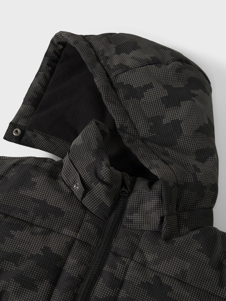 Vinterjacka Meter Reflex Mönstrad Svart