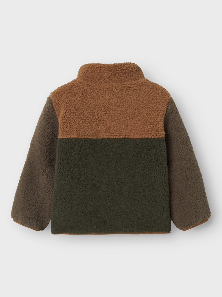 Teddyjacka Monico Flerfärgad Brun Grön