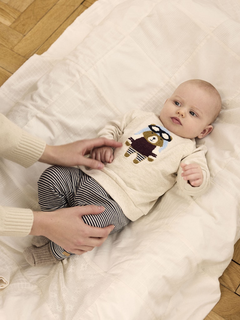 Sweattröja Nalle Kiddy Beige