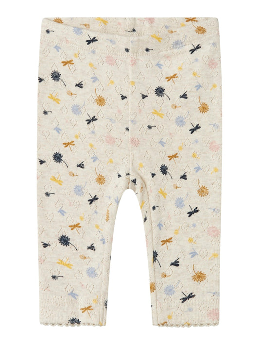 Leggings Koral Mönstrade Beige