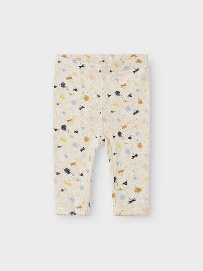 Leggings Koral Mönstrade Beige