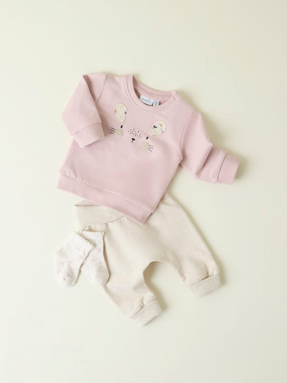 Sweattröja Kleo Kanin Rosa