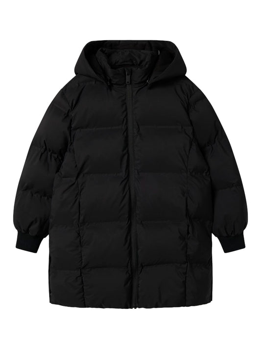 Lång Vinterjacka Täckjacka Musk Enfärgad Svart