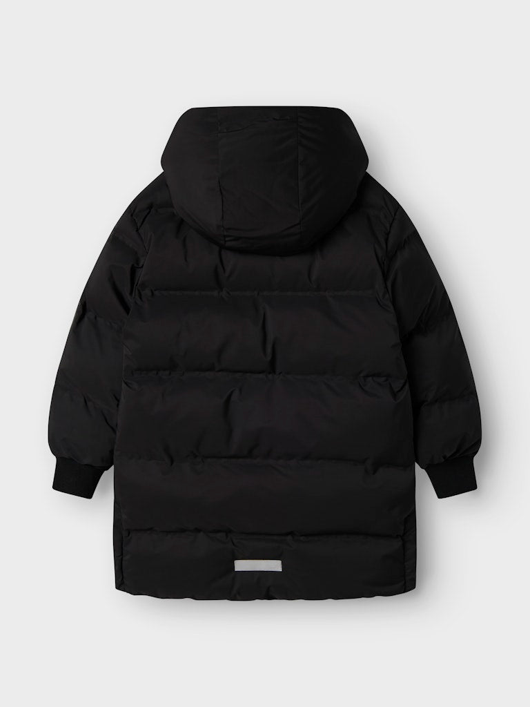 Lång Vinterjacka Täckjacka Musk Enfärgad Svart