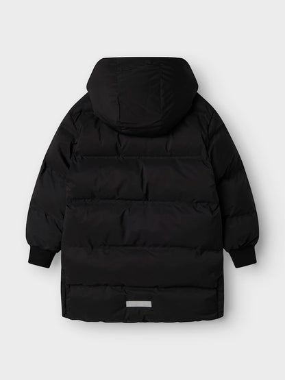 Lång Vinterjacka Täckjacka Musk Enfärgad Svart