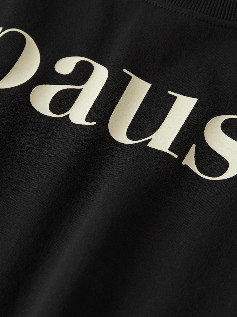 Sweattröja Noriana Pause Enfärgad Svart