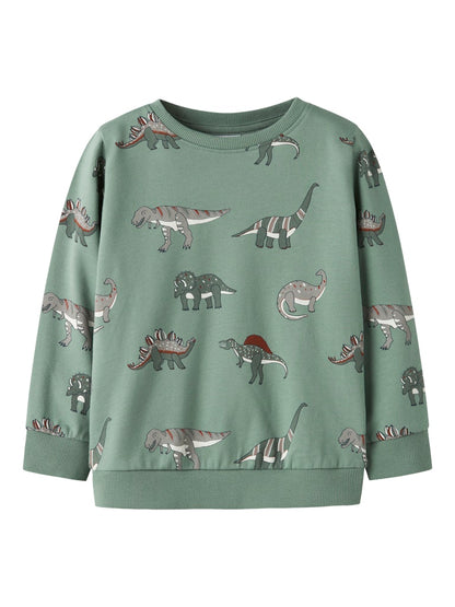 Sweattröja Dinosaurier Nenean Grön